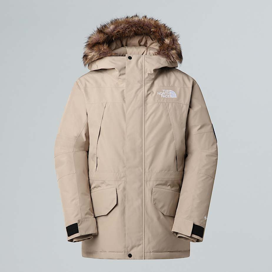 The North Face Mcmurdo Zweilagiger Gore-tex® Daunen-parka Für Herren Mushroom Grey 