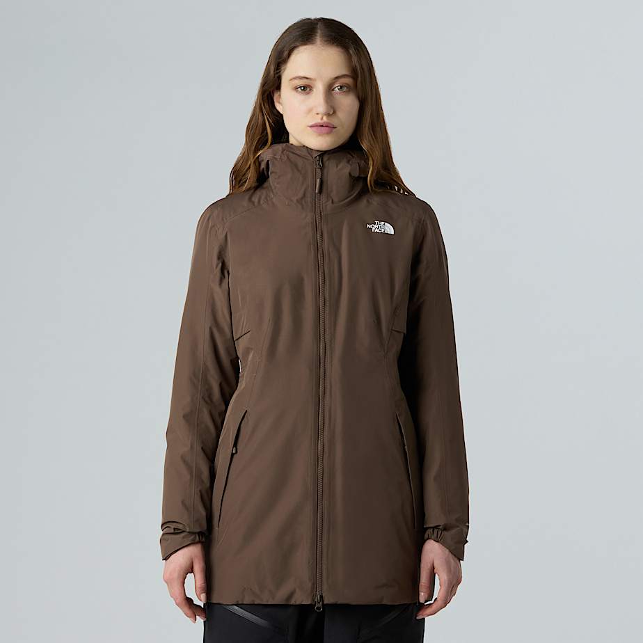The North Face Hikesteller Isolierter Parka Für Damen Smokey Brown 
