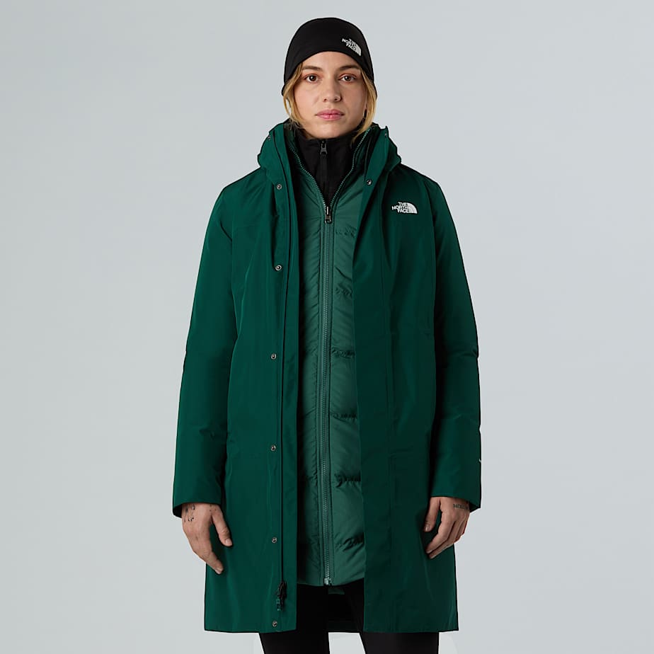 The North Face Women's Suzanne Triclimate 3-in-1 Parka 2.0 Hunter Green-pine Forest