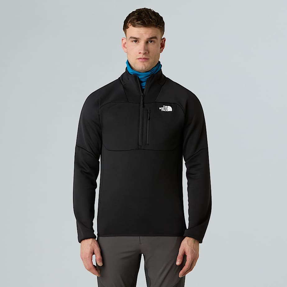 The North Face Men's Meteora 1/4 Zip Fleece Tnf Black