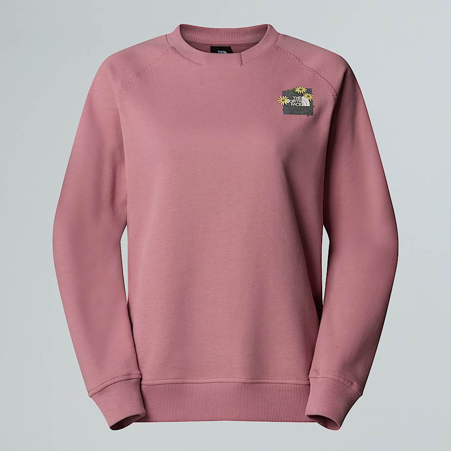 The North Face Connect Relaxt Geschnittenes Sweatshirt Mit Grafik Für Damen Nostalgia Rose 