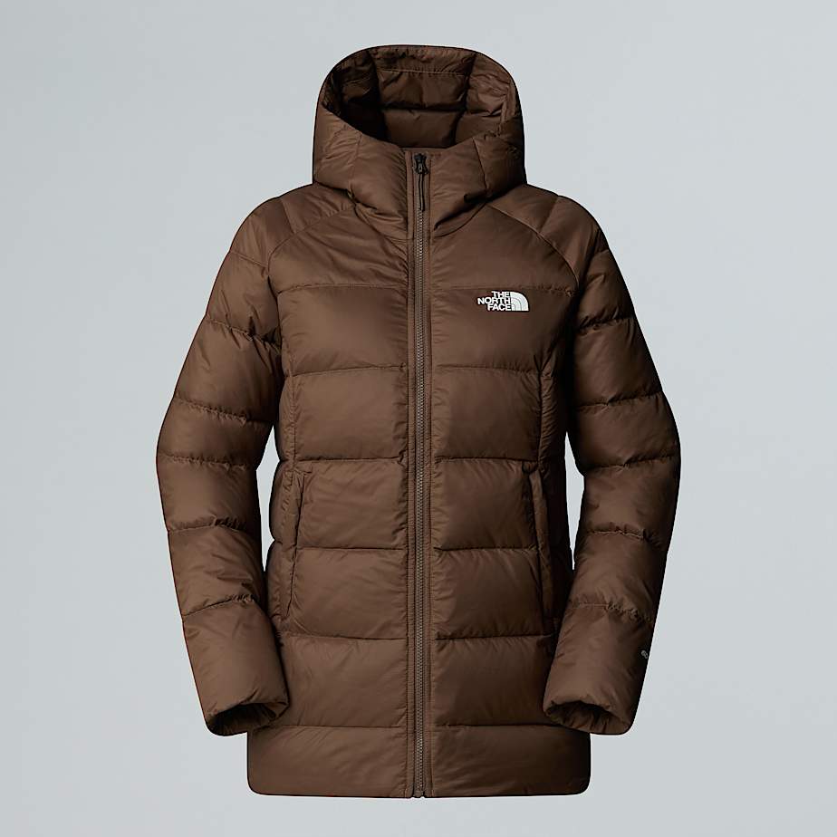 The North Face Hyalite Daunen-parka Mit Kapuze Für Damen Smokey Brown 