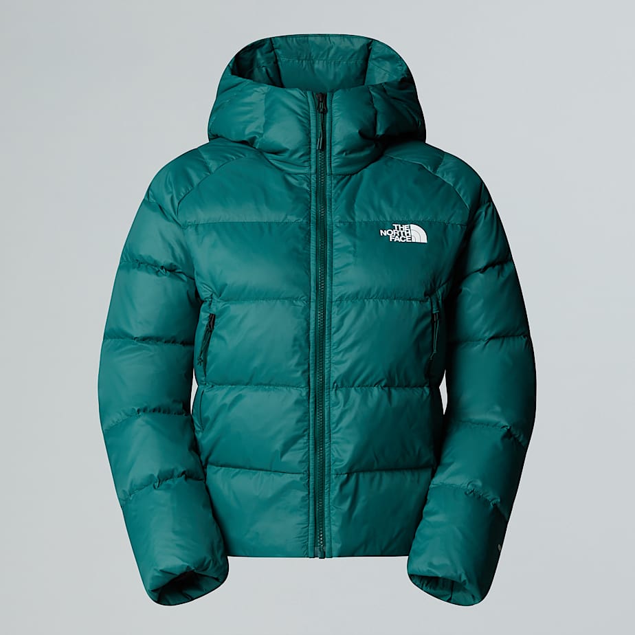 The North Face Hyalite Daunen-kapuzenjacke Für Damen Hunter Green 
