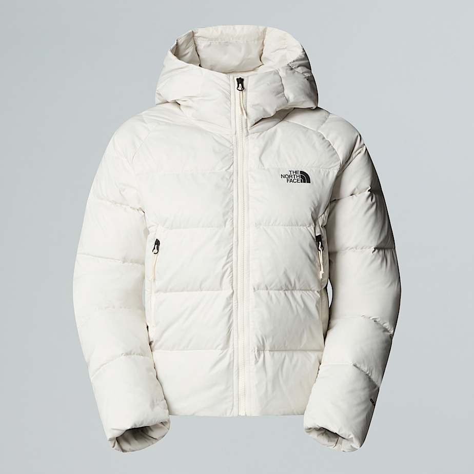 The North Face Hyalite Daunen-kapuzenjacke Für Damen White Dune 
