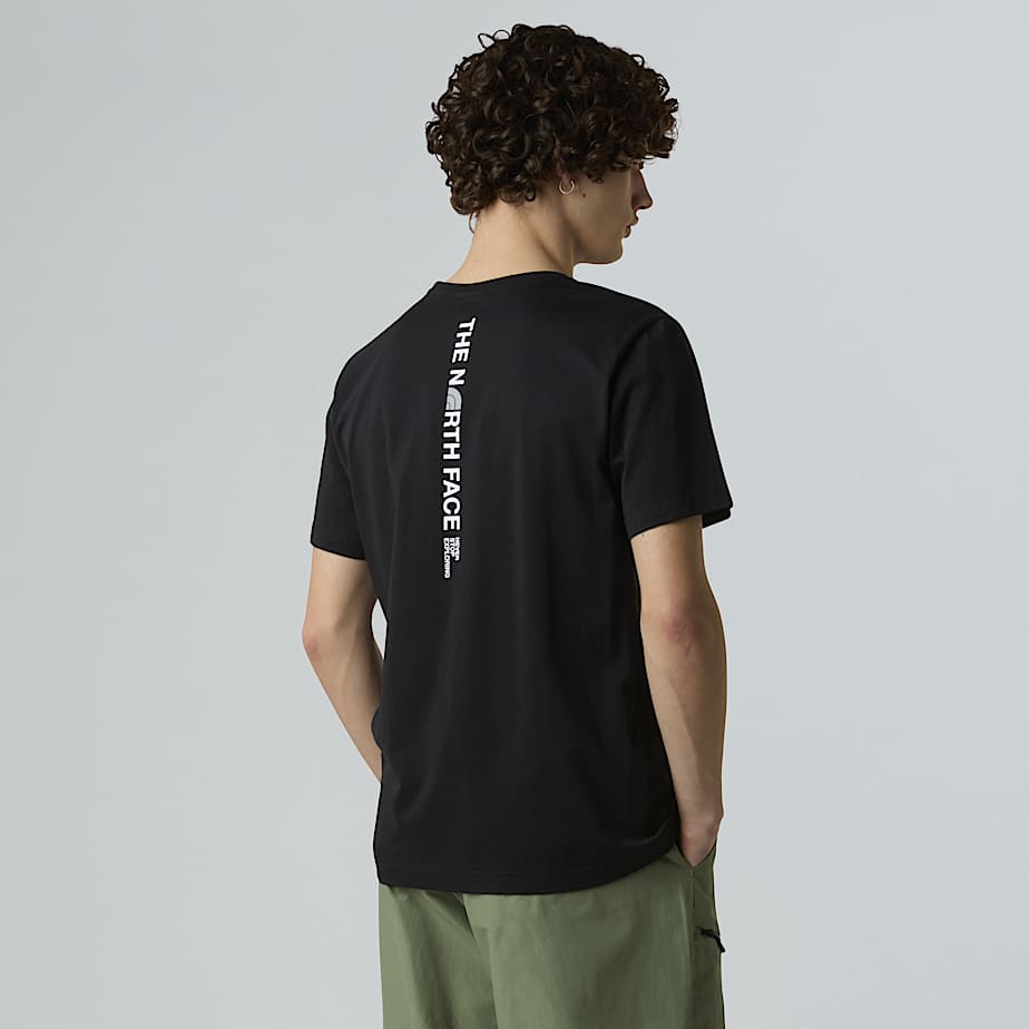 The North Face T-Shirt Vertical Logo Pour Homme Tnf Black Taille Xs Male-image