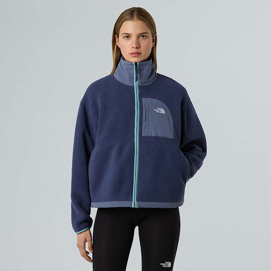 The North Face Women's Yumiori Off-peak Full-zip Fleece Jacket Lunar Blue-twilight Galaxy