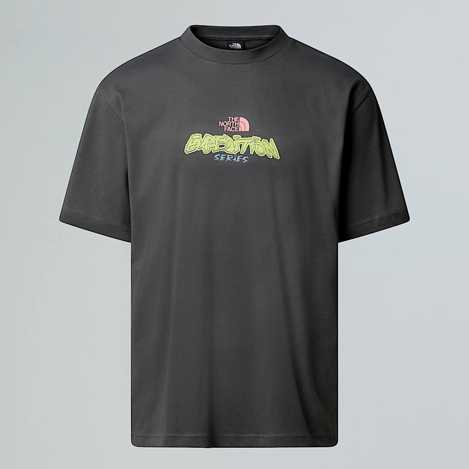 The North Face Unisex Expedition Celebration Oversized T-shirt Anthracite Grey