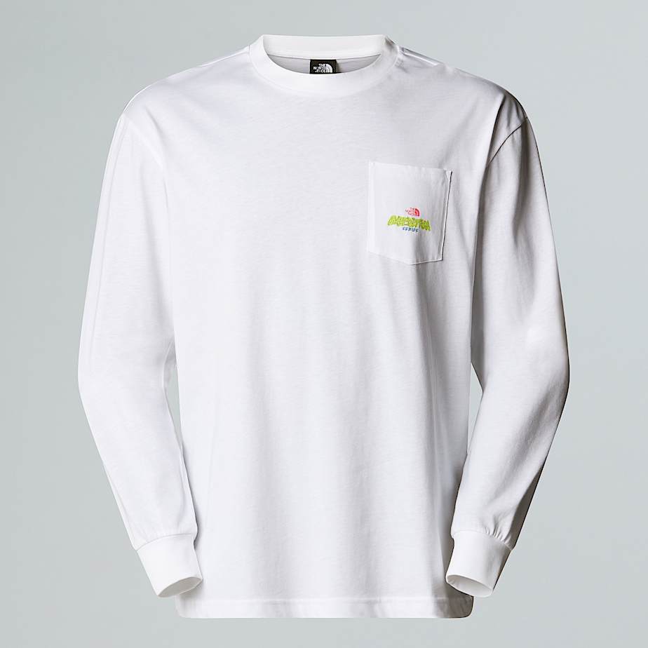 The North Face Unisex Expedition Celebration Oversized Long-sleeve T-shirt Tnf White