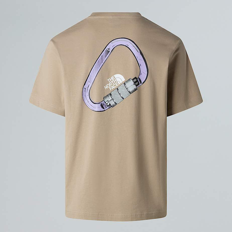 The North Face Camiseta Holgada Explore Carabiner Unisex Mushroom Grey 