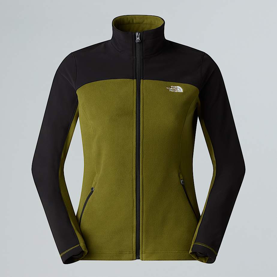The North Face Emilia Delta Fleecejacke Für Damen Forest Olive-tnf Black 