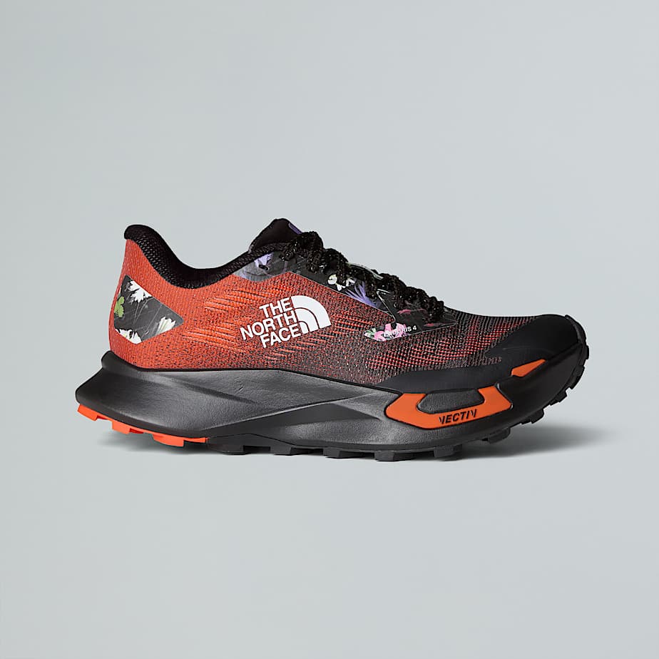 The North Face Women's Vectiv™ Enduris 4 Trail Running Shoes – race Edition Alpine Floral print-tnf black