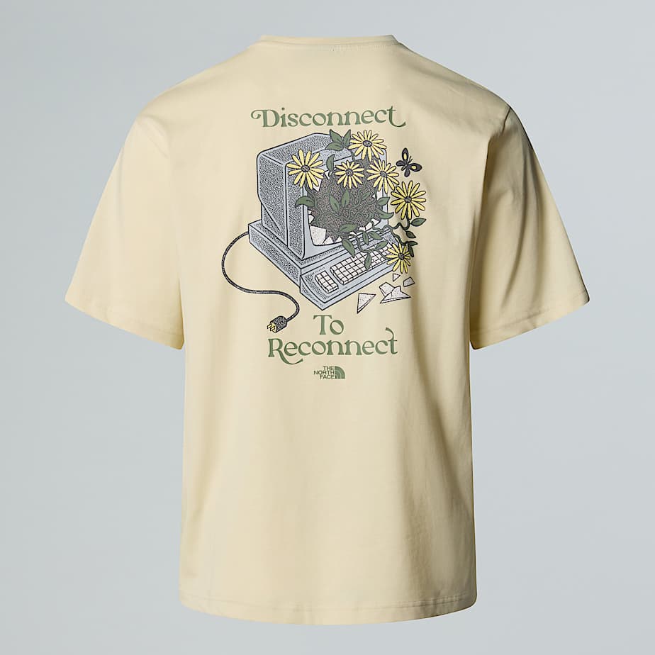 The North Face Connect Relaxt Geschnittenes T-shirt Mit Grafik In Unisex Gravel 