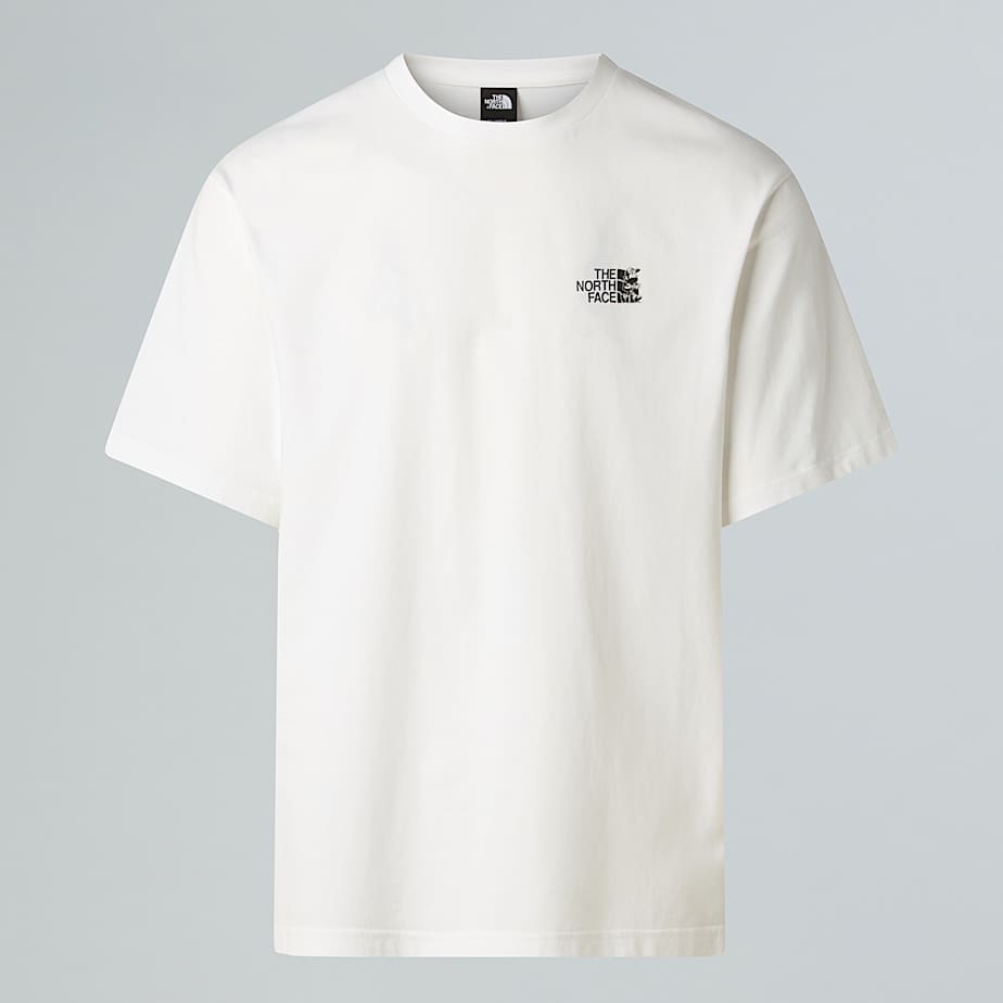 The North Face Run Relaxt Geschnittenes T-shirt Mit Grafik In Unisex Tnf White 