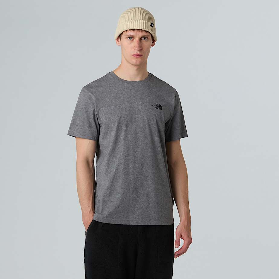 The North Face Simple Dome T-shirt Für Herren Tnf Medium Grey Heather 