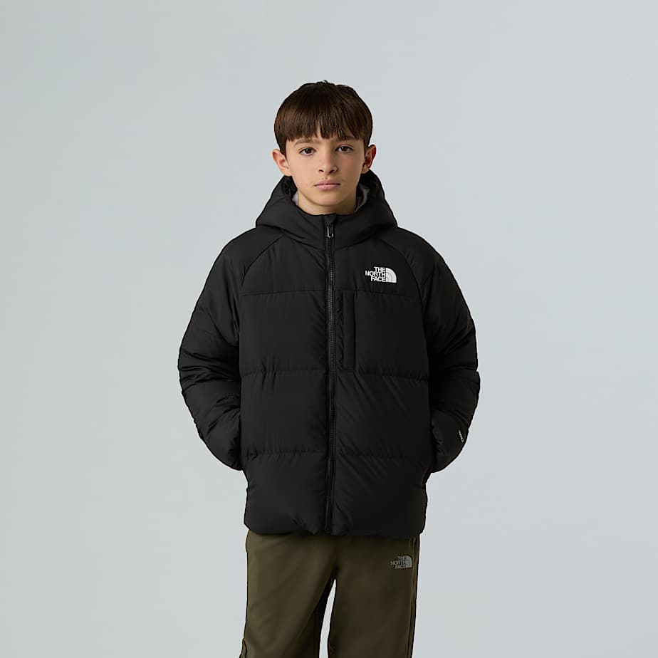 The North Face Boys' North Down Hooded Jacket Tnf Black