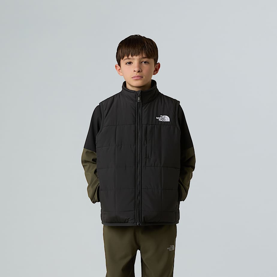 The North Face Boys' Reversible Shasta Gilet Tnf Black