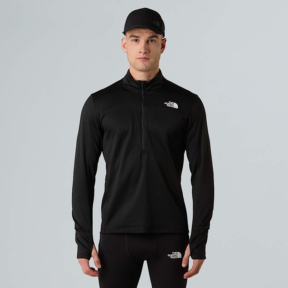 The North Face Winter Warm Pro Fleece Mit 1/4-langem Rv Für Herren Tnf Black 