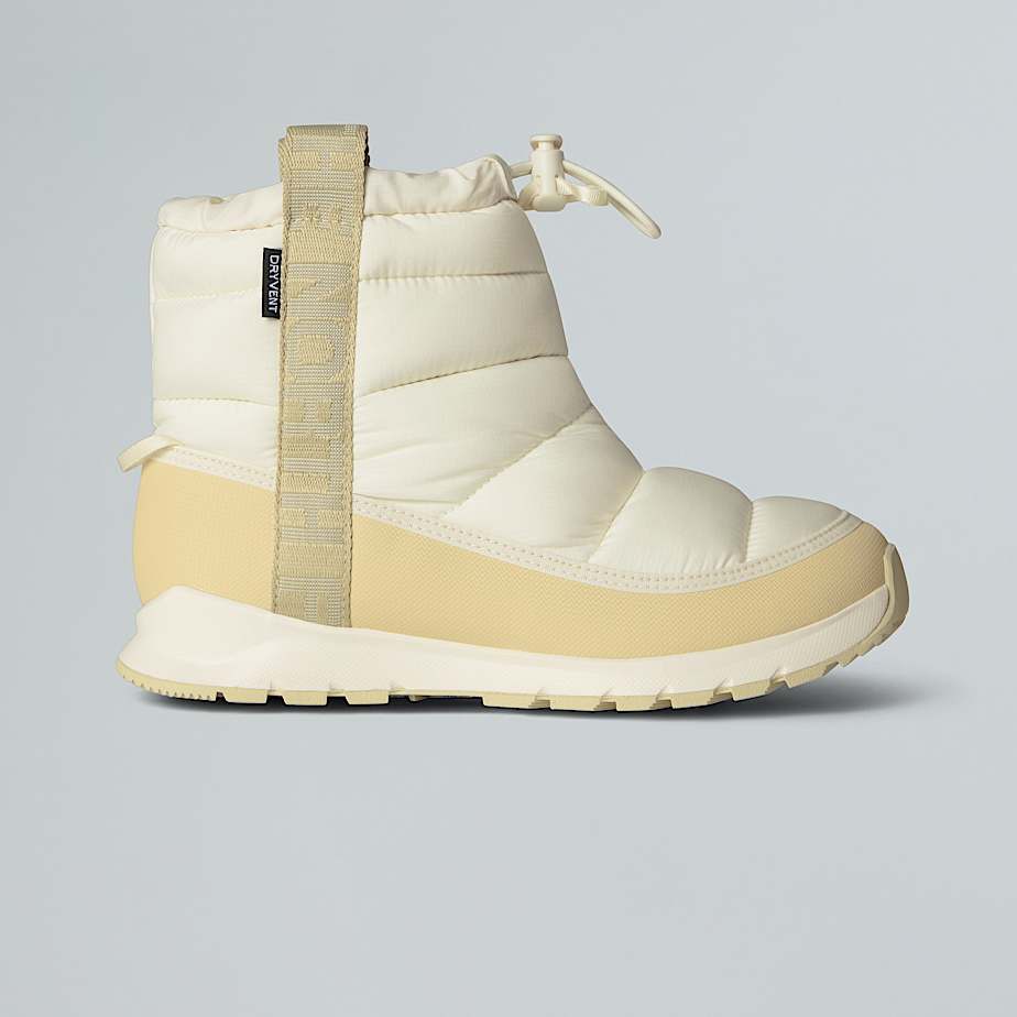 The North Face Teens' Thermoball™ Pull-on Waterproof Boots White Dune-gravel