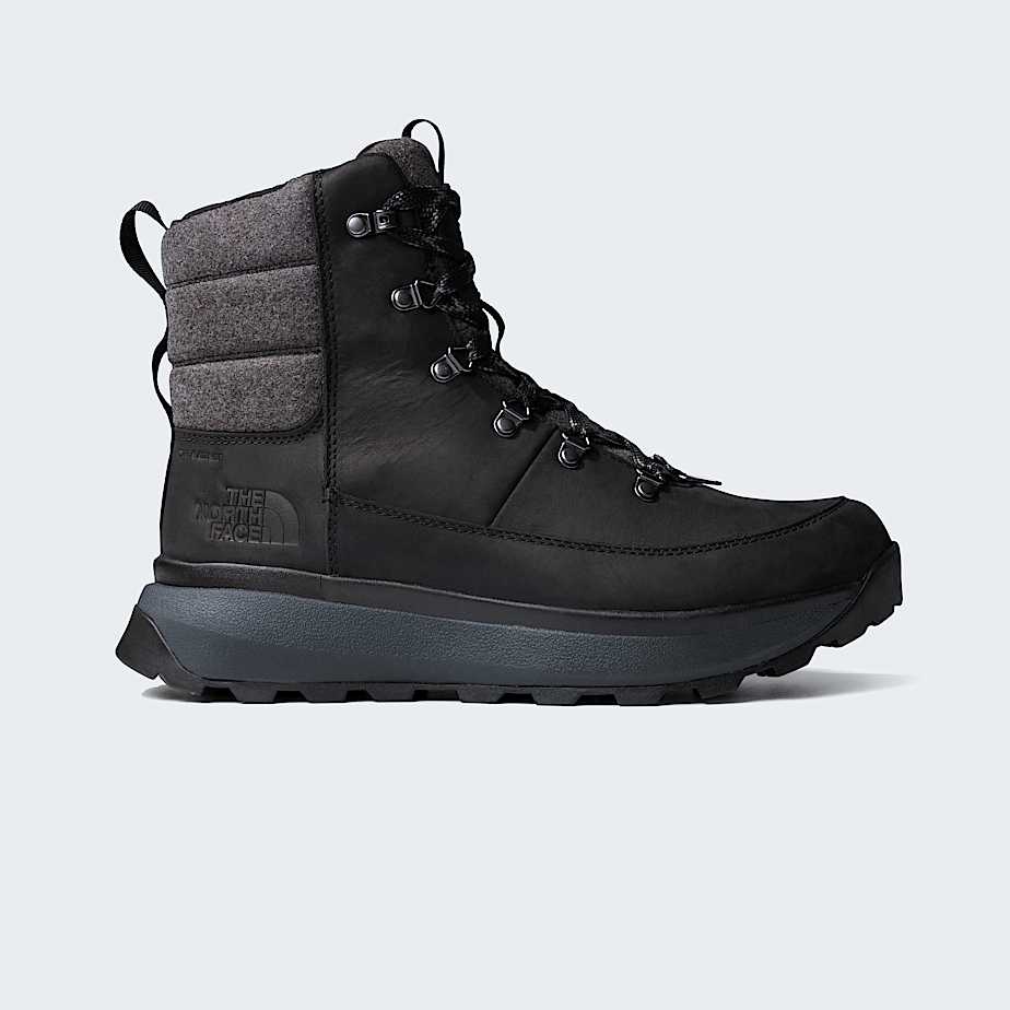 The North Face Bergen Wasserdichte Schneestiefel Aus Leder Für Herren Tnf Black-tnf Black 