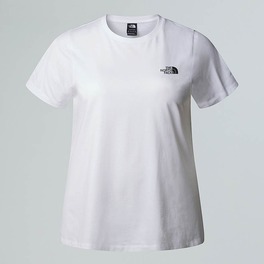 The North Face Simple Dome T-shirt In Übergröße Für Damen Tnf White 