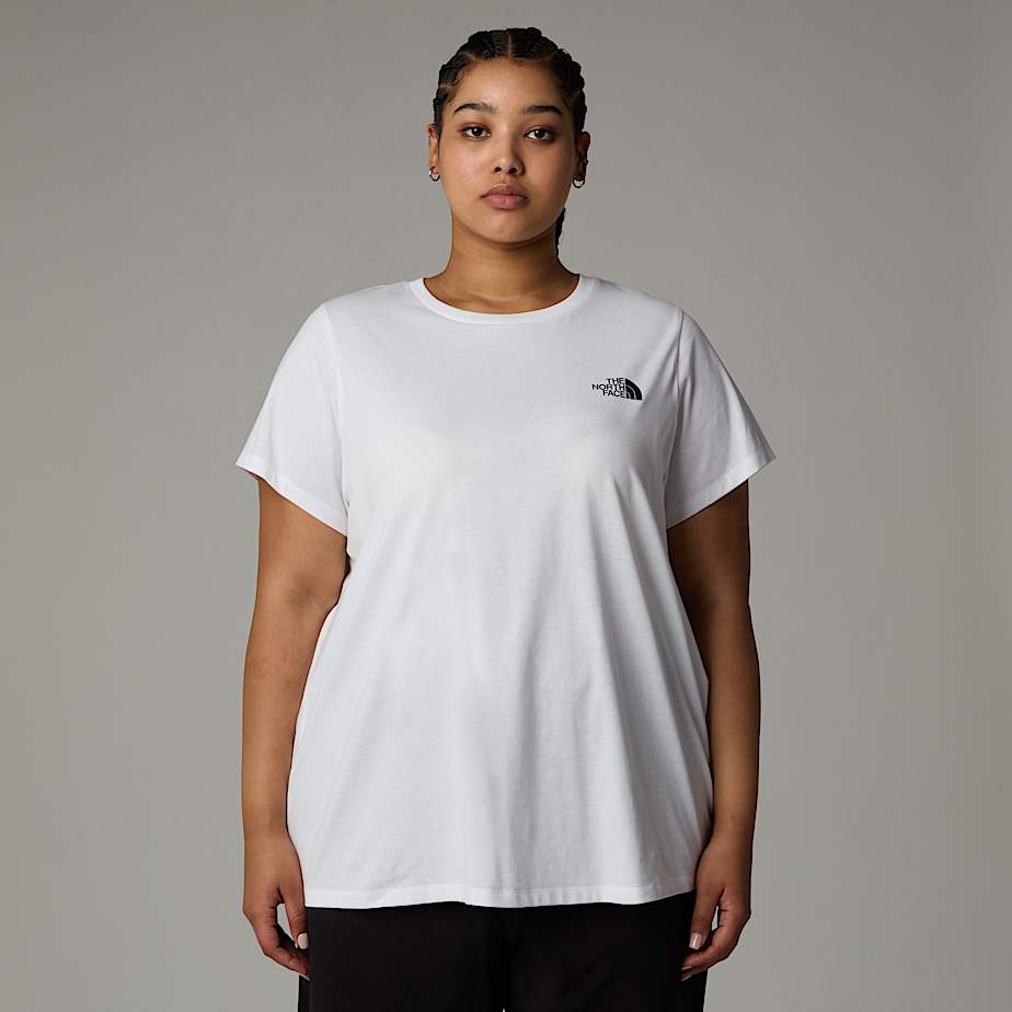 The North Face Simple Dome T-shirt In Übergröße Für Damen Tnf White 