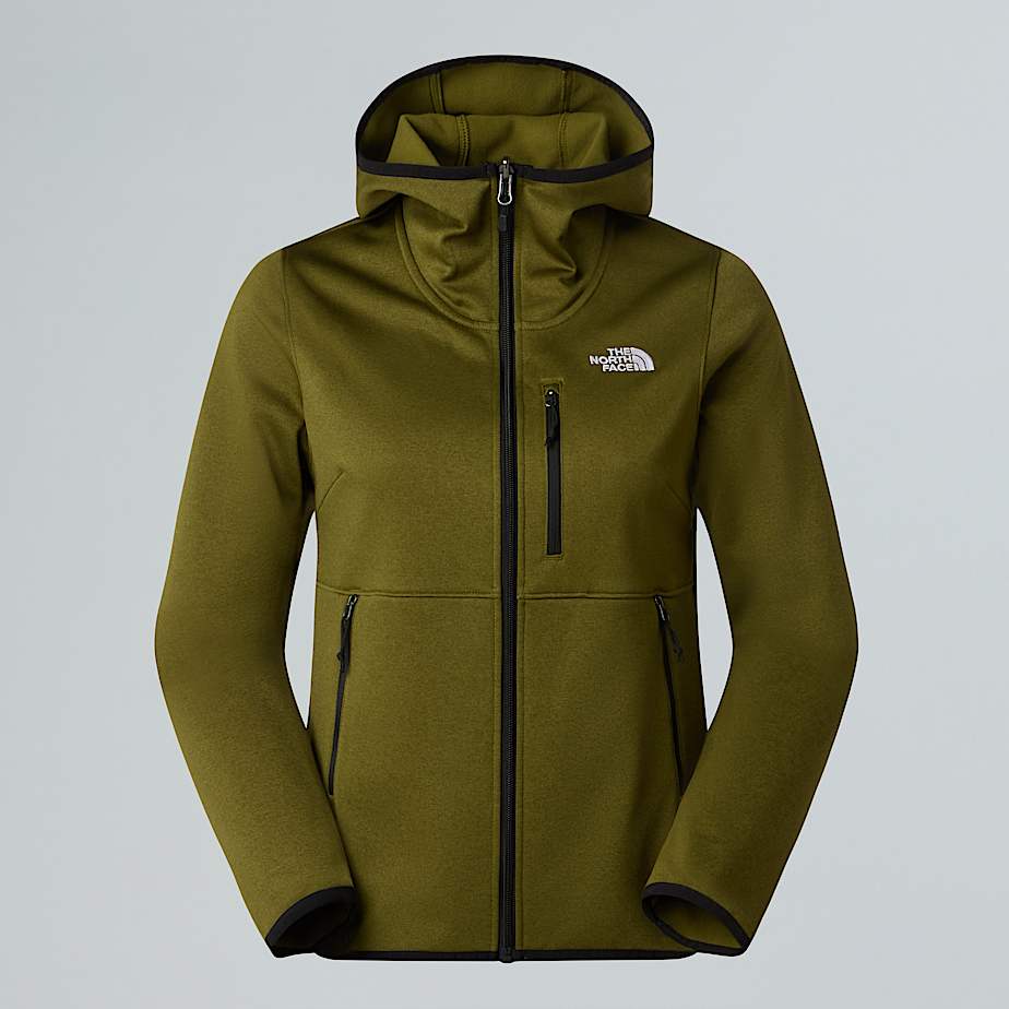 The North Face Lixus 2.0 Kapuzenfleece Für Damen Forest Olive Dark Heather 