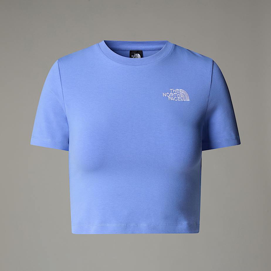 The North Face Kurzgeschnittenes T-shirt Für Damen Virtual Blue 