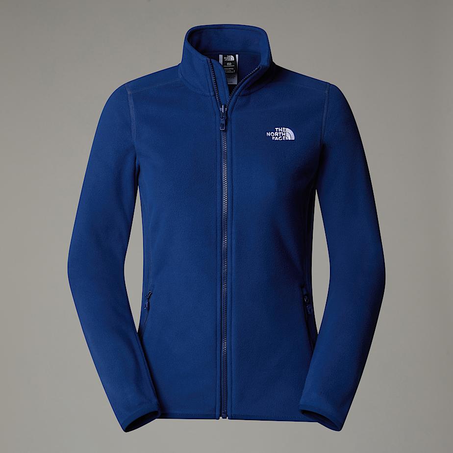 The North Face 100 Glacier Fleece Mit Durchgehendem Rv Für Damen Estate Blue 