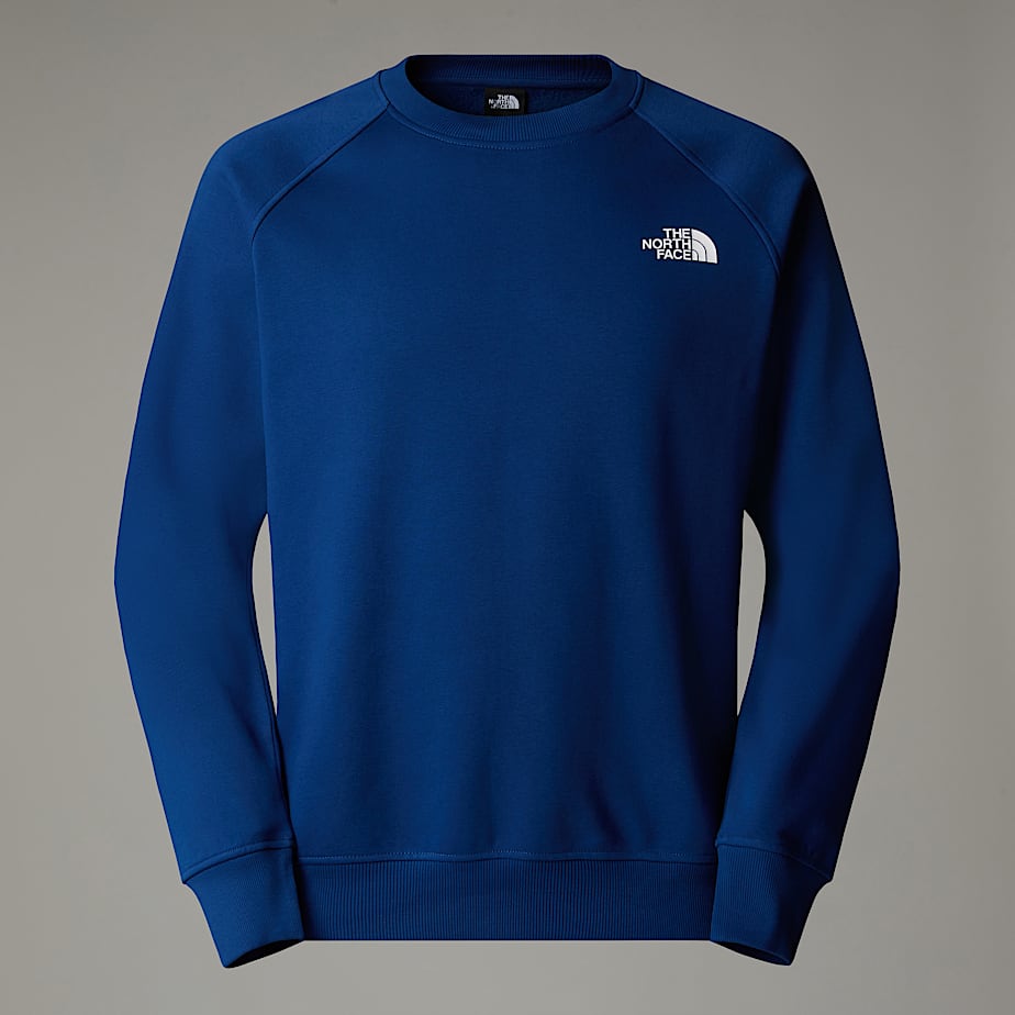 The North Face Menâ€™s Nse Raglan Box Sweatshirt Estate Blue-tnf White