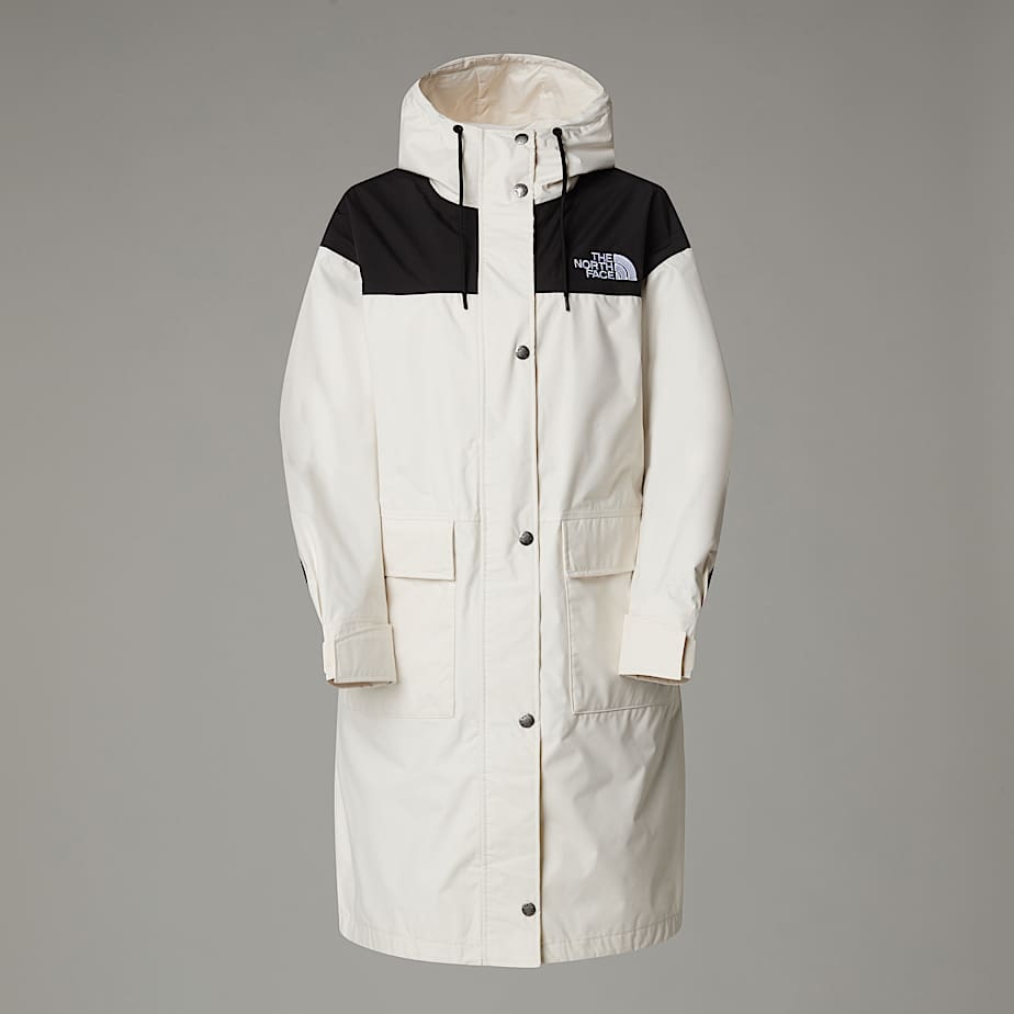 The North Face Reign On Parka Für Damen White Dune-tnf Black 