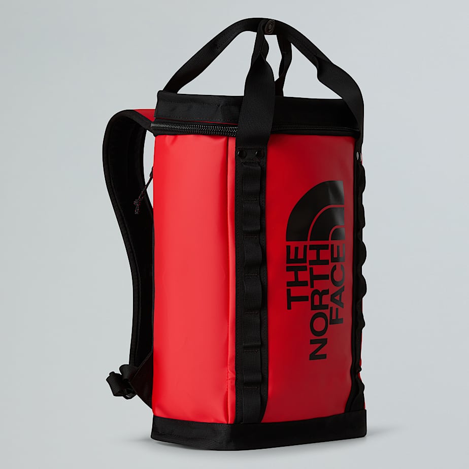 The North Face Explore Fusebox Backpack – S Fiery Red-tnf Black One