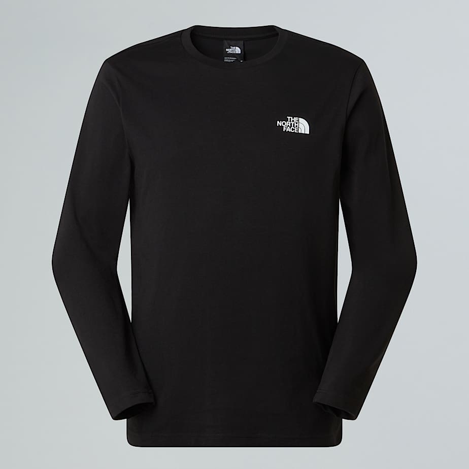 The North Face New Peak Langarm-shirt Für Herren Tnf Black-tnf White 