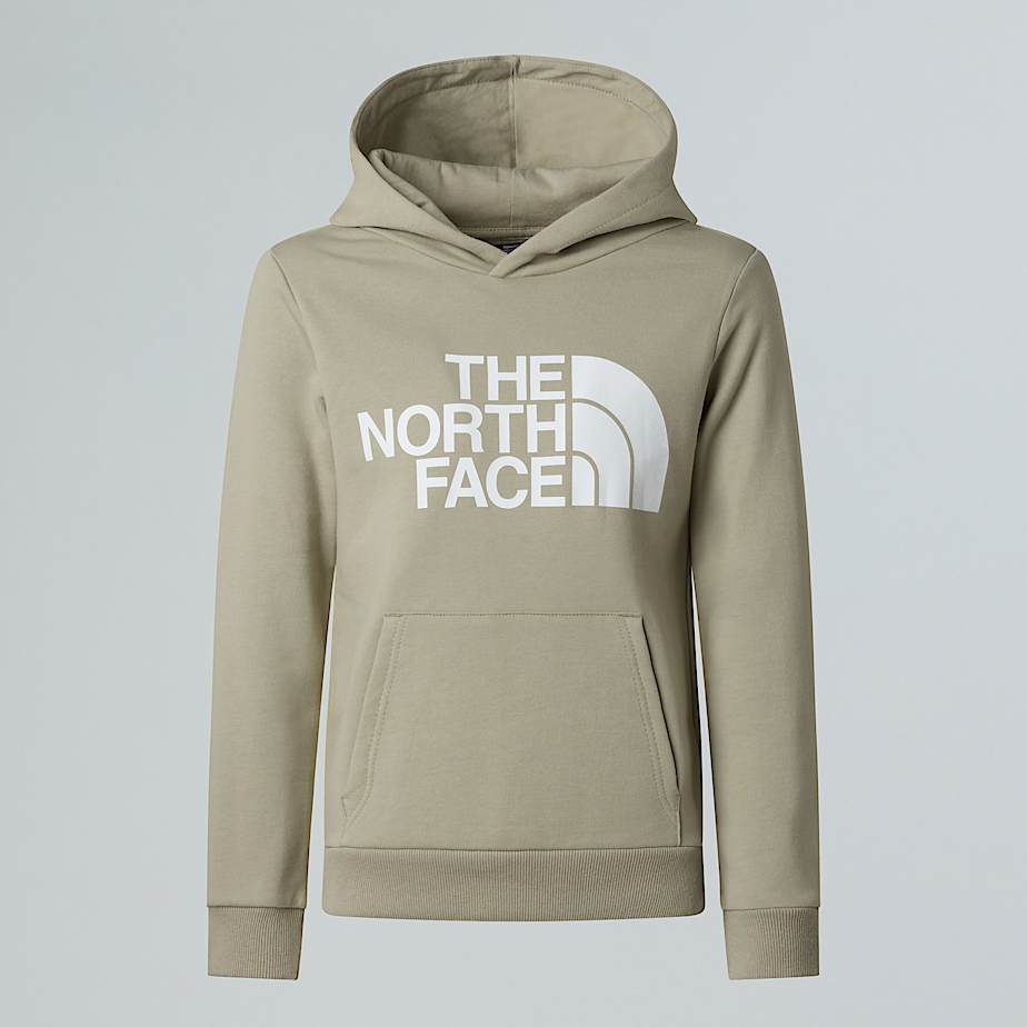 The North Face Teens' New Peak Hoodie Clay Grey