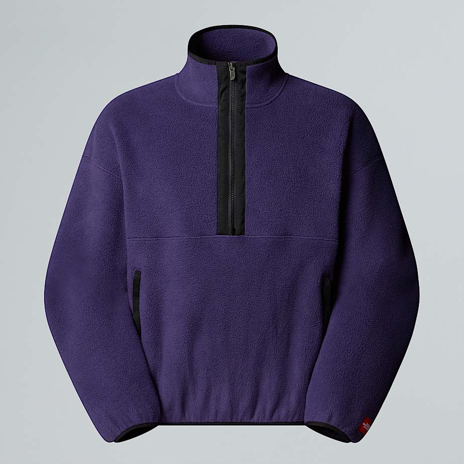 The North Face Unisex Red Box 1/2 Zip Fleece Eternal Purple