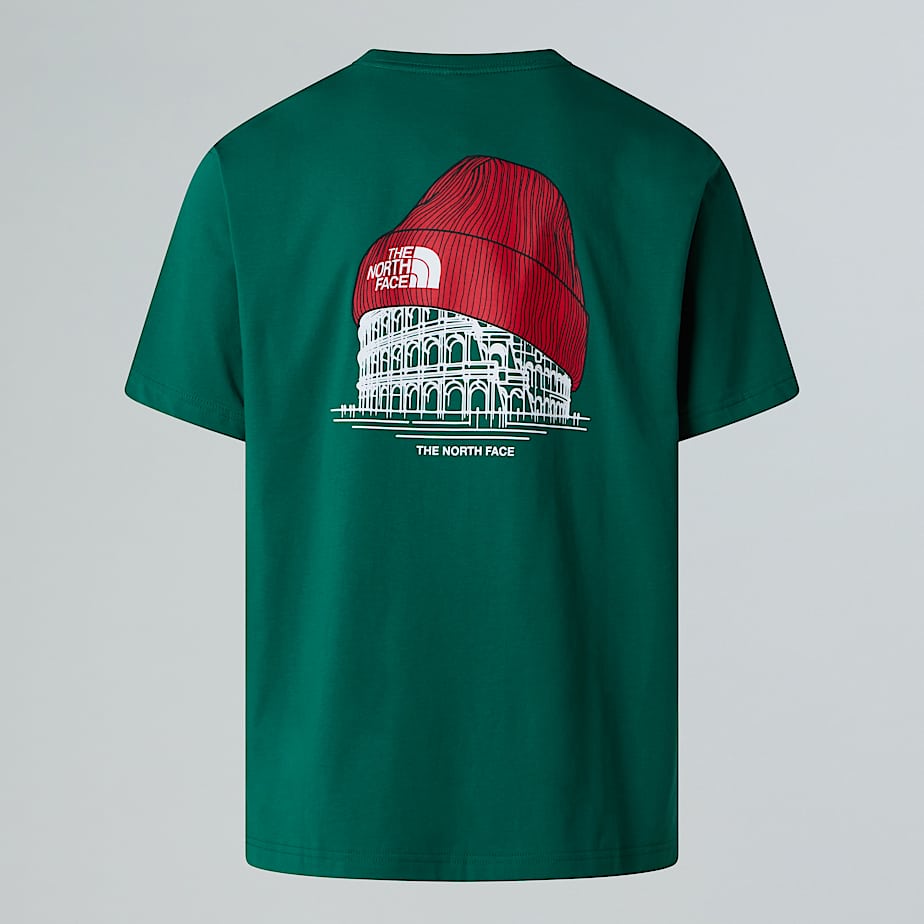 The North Face Relaxed T-shirt Italy, Unisex Evergreen 
