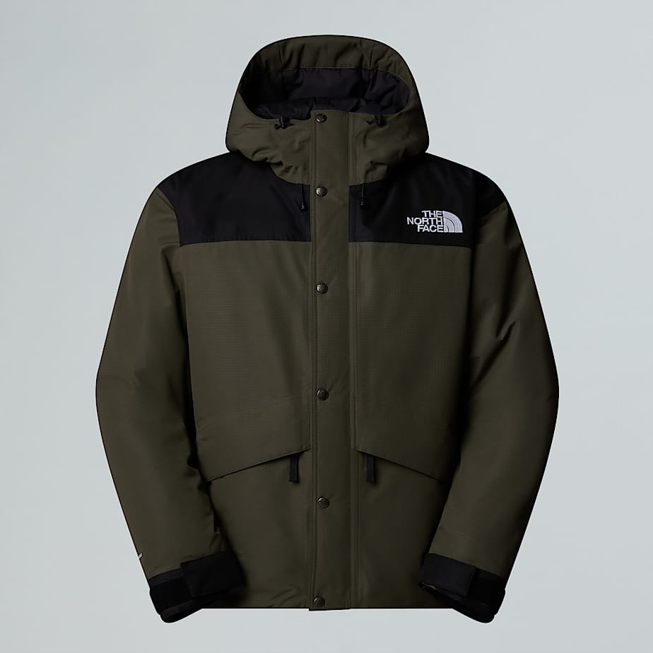 The North Face Mountain Daunenjacke In Unisex New Taupe Green-tnf Black 
