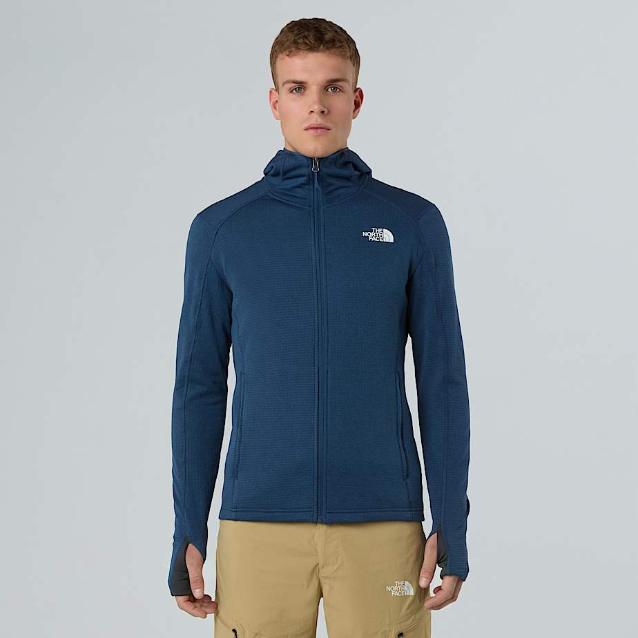 The North Face Men's Silberhorn Fleece Shady Blue Dark Heather