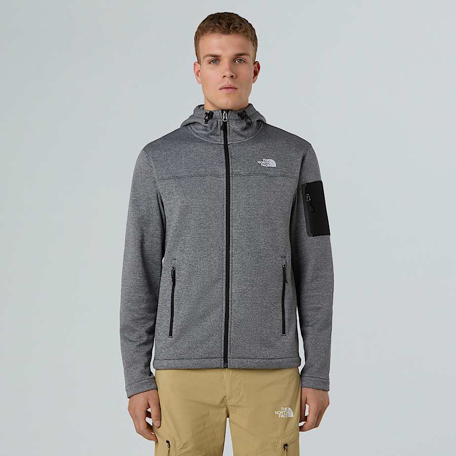 The North Face Tech Emilio Fleecejacke Für Herren Tnf Black Heather-tnf Black Light Heather 