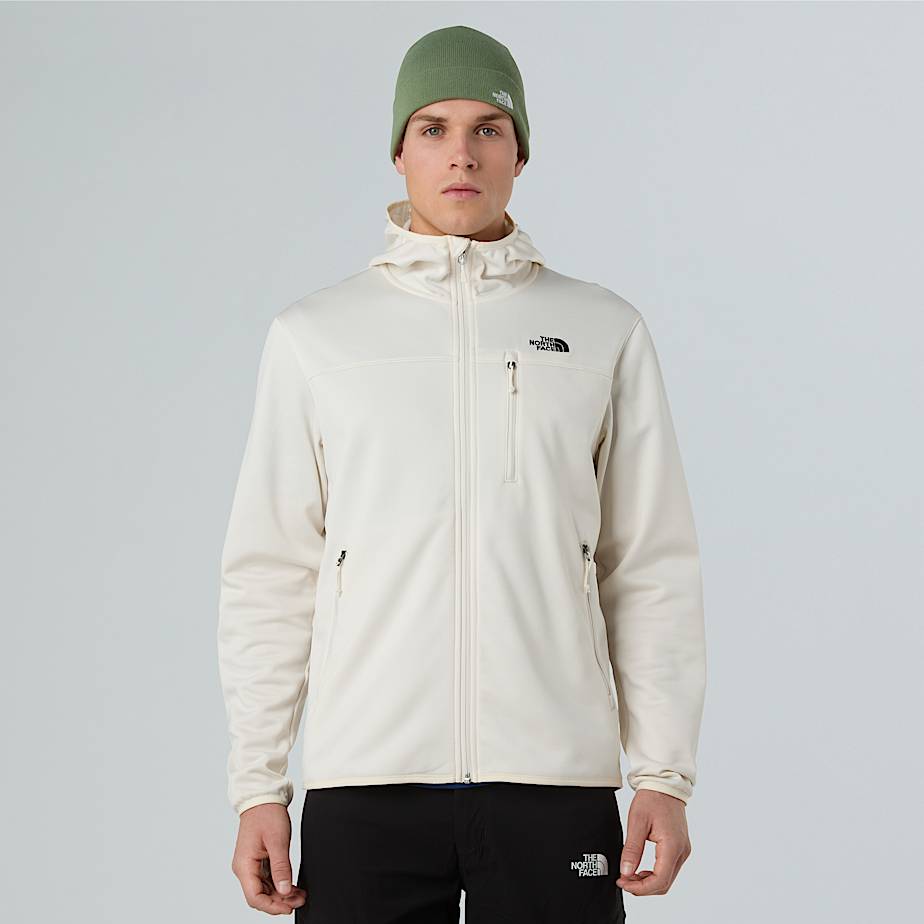 The North Face Men's Lixus 2.0 Hooded Fleece Gardenia White
