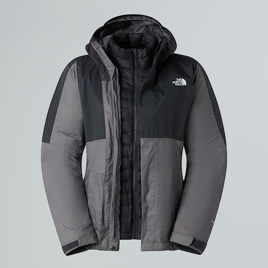 The North Face Chaqueta Con Aislamiento Térmico De Plumón Triclimate 3 En 1 Dryvent™ Para Mujer Smoked Pearl-asphalt Grey 