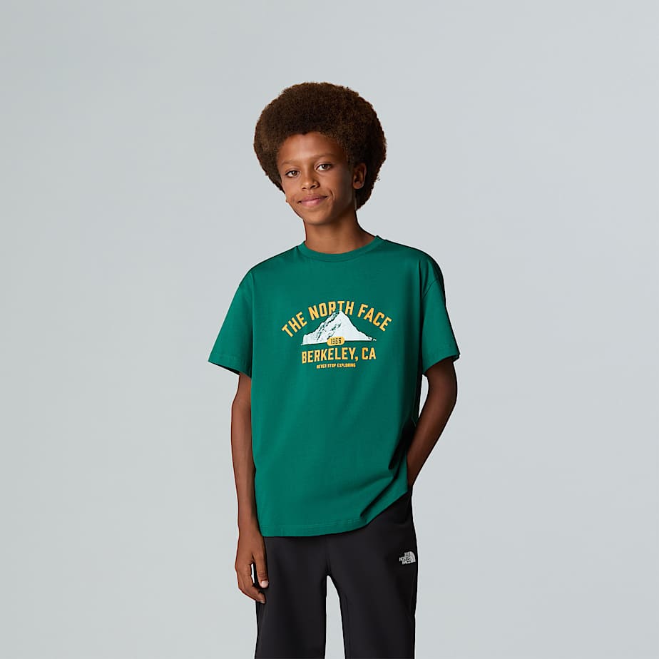 The North Face Teens' Varsity Graphic Oversized T-shirt Evergreen