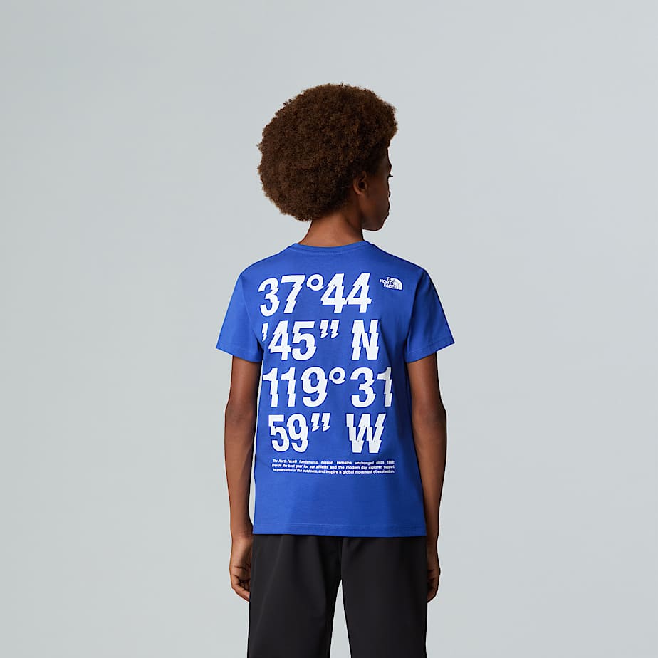 The North Face Boys' Coordinates Graphic T-shirt Tnf Blue