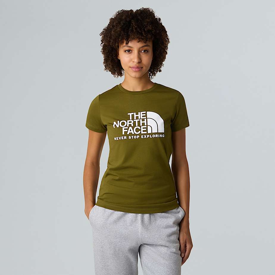 The North Face New Peak T-shirt Für Damen Forest Olive 