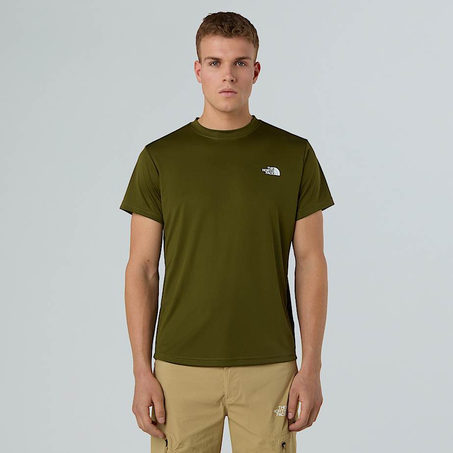 The North Face Camiseta Reaxion Amp Para Hombre Forest Olive 