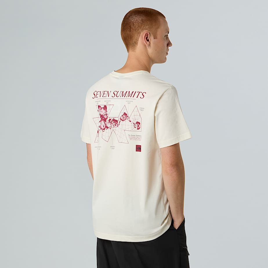 The North Face Men's Topographic T-shirt White Dune