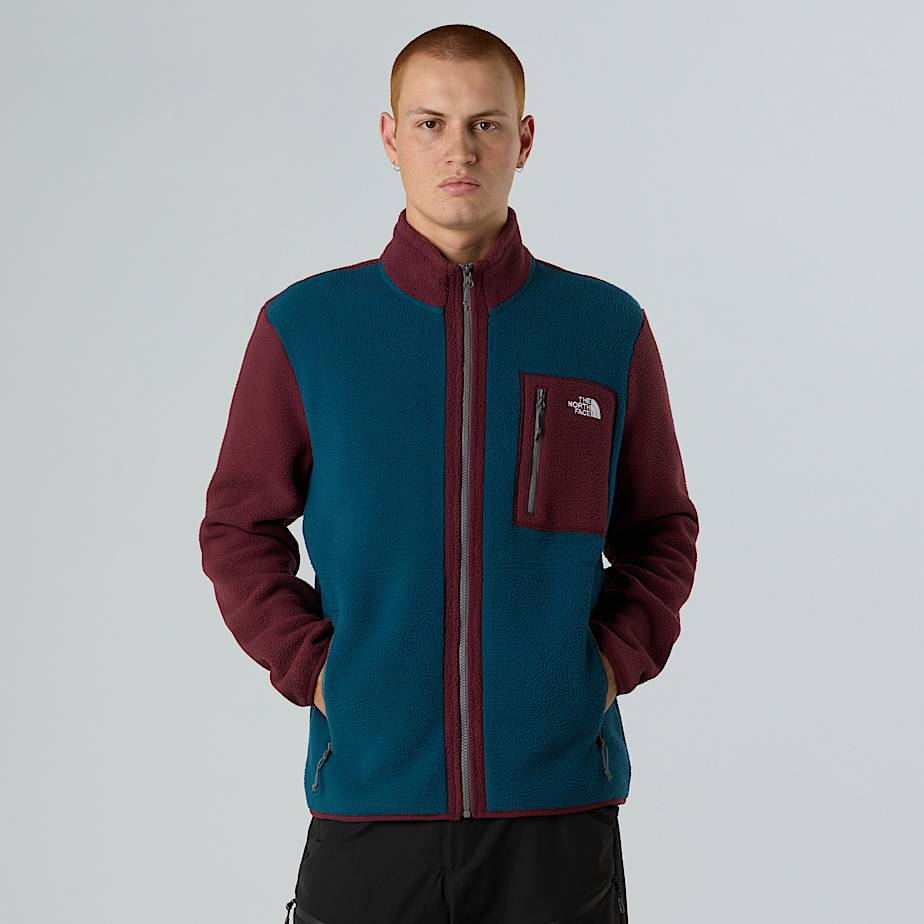 The North Face Men’s Yumiori Full-zip Fleece Jacket Midnight Petrol-alpine Plum-smoked Pearl
