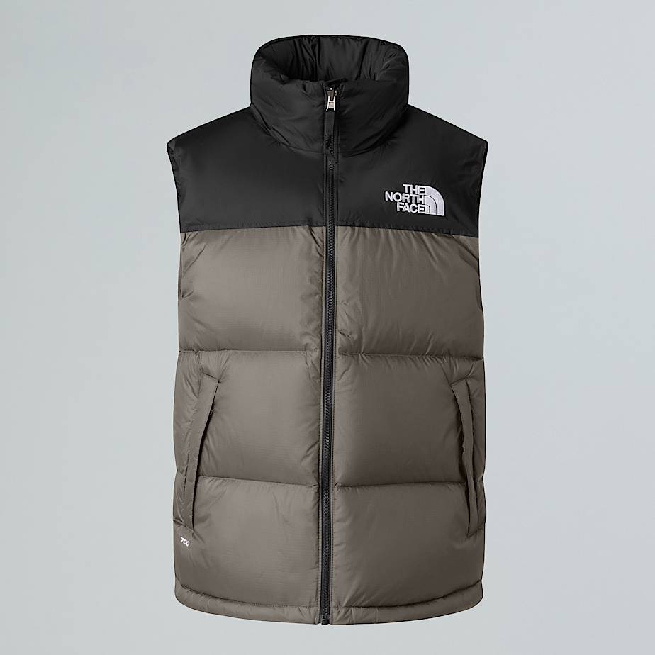 The North Face 1996 Retro Nuptse Weste Für Herren Mocha Brown-tnf Black 