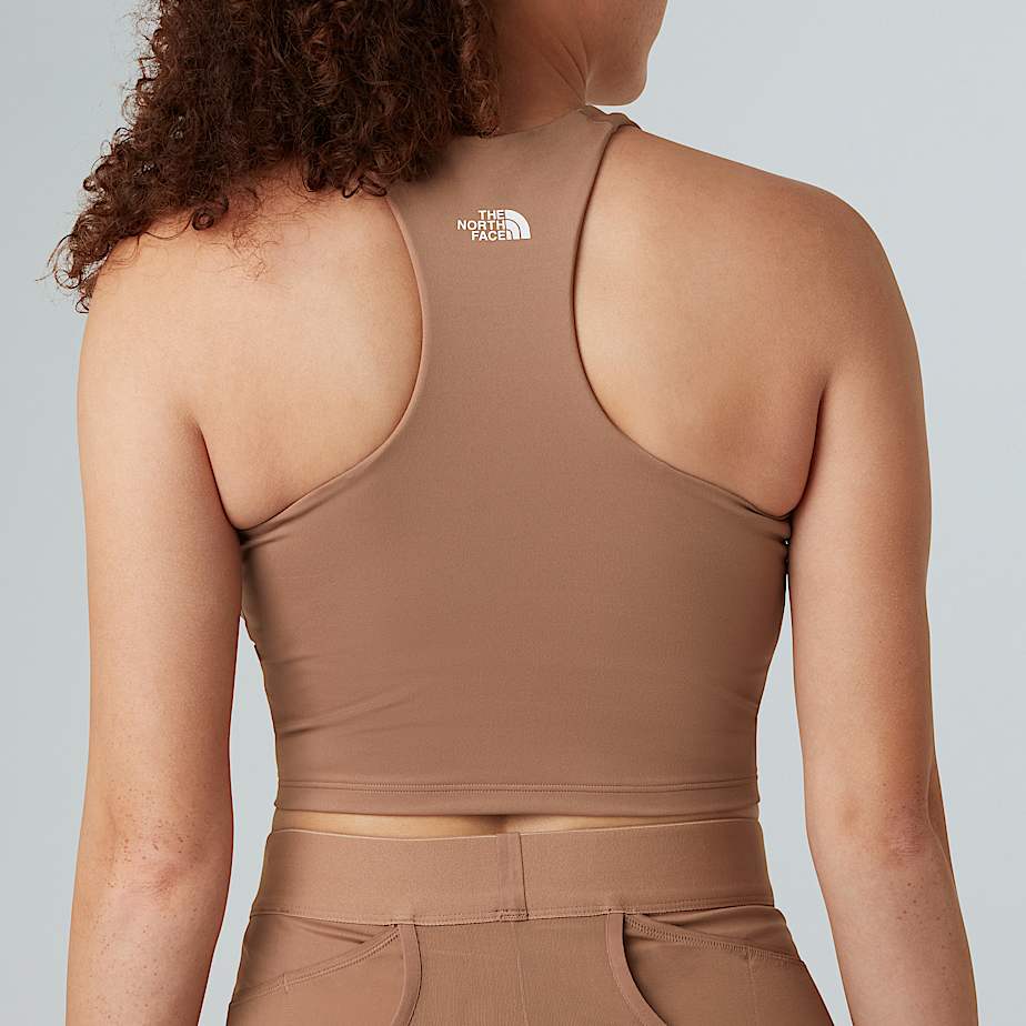 The North Face Sujetador Deportivo Largo Refina Para Mujer Latte 