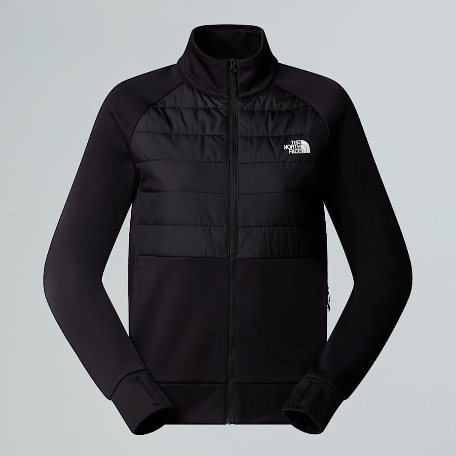 The North Face Reaxion 2.0 Hybridjacke Mit Durchgehendem Rv FüR Damen Tnf Black Heather GrößE M Female-image