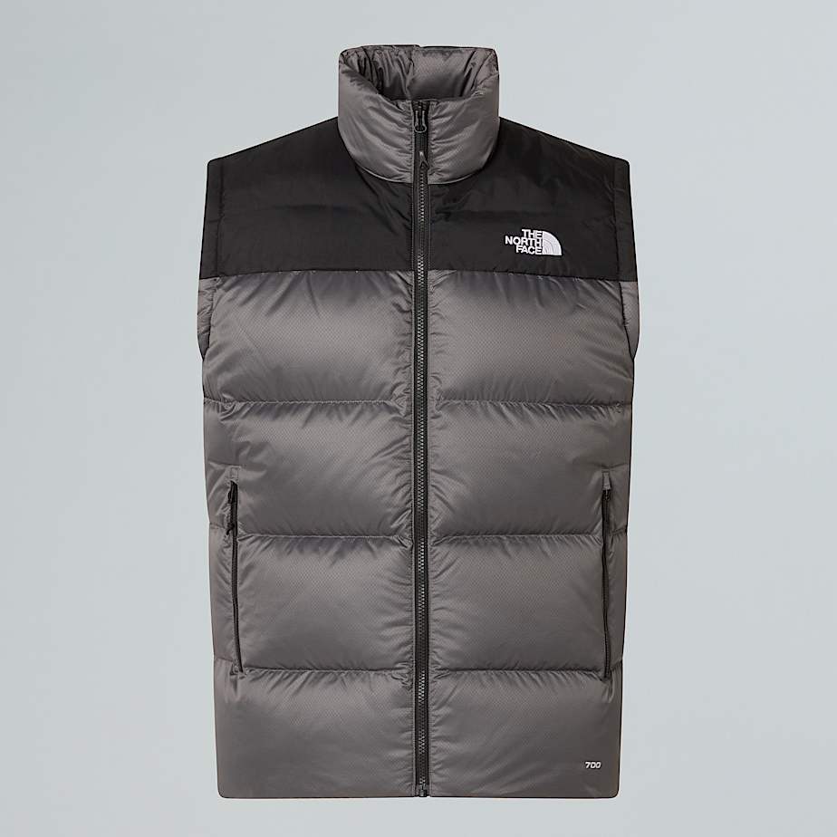 The North Face Diablo 2.0 Daunenweste FüR Herren Smoked Pearl Black Heather-Tnf Black GrößE Xxl Male-image